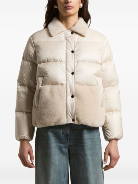 PESERICO quilted shearling jacket