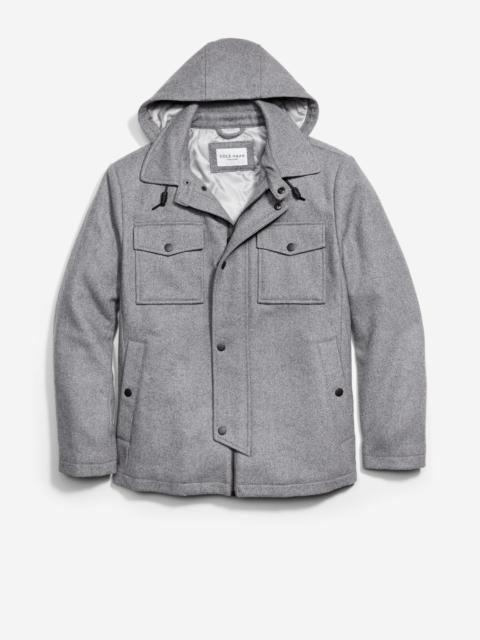 COLE HAAN Men's Wool Twill Field Jacket