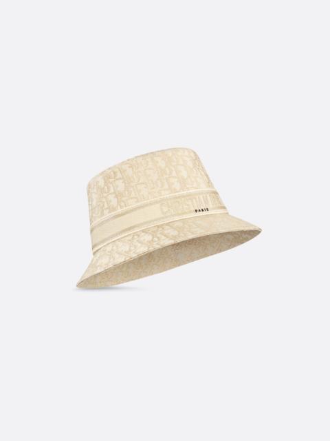 Dior Dior Oblique D-Bobby Small-Brim Bucket Hat