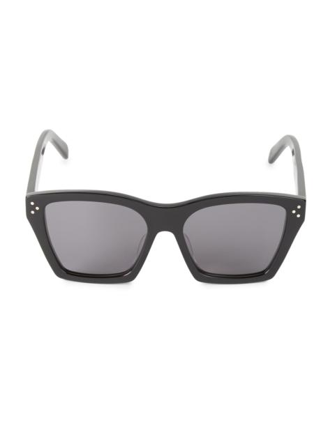 CELINE Women's 56MM Square Sunglasses - Black