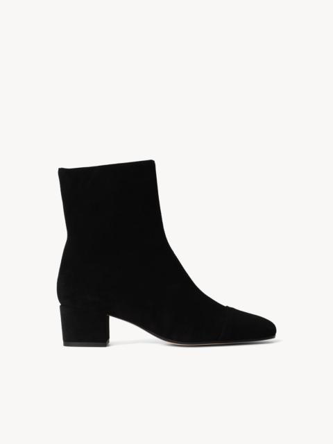 STAUD AIMEE SHORT BOOT BLACK SUEDE