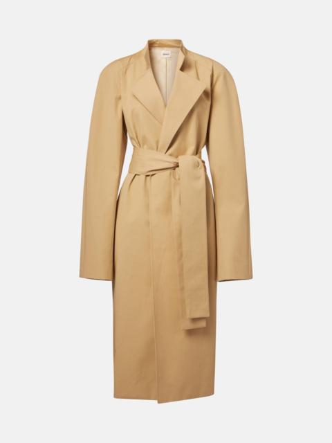 Lagden cotton gabardine coat
