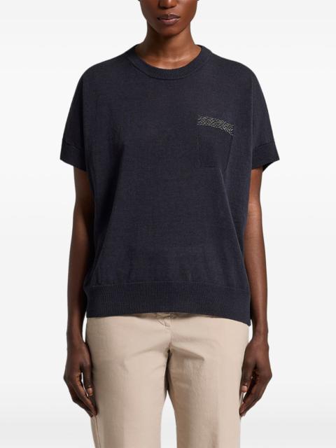 PESERICO pocket knitwear