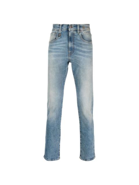 R13 slim-fit stonewashed jeans