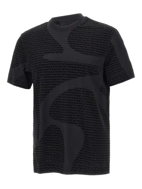 EMPORIO ARMANI logo-print crew-neck T-shirt