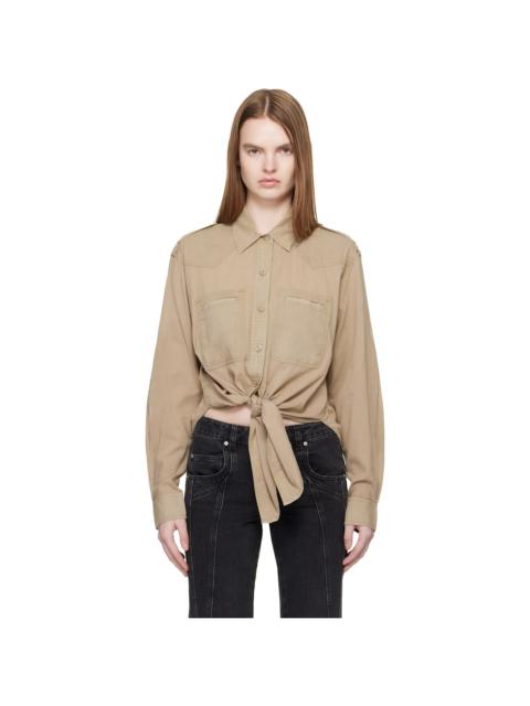 Isabel Marant Étoile Khaki Valiane Shirt