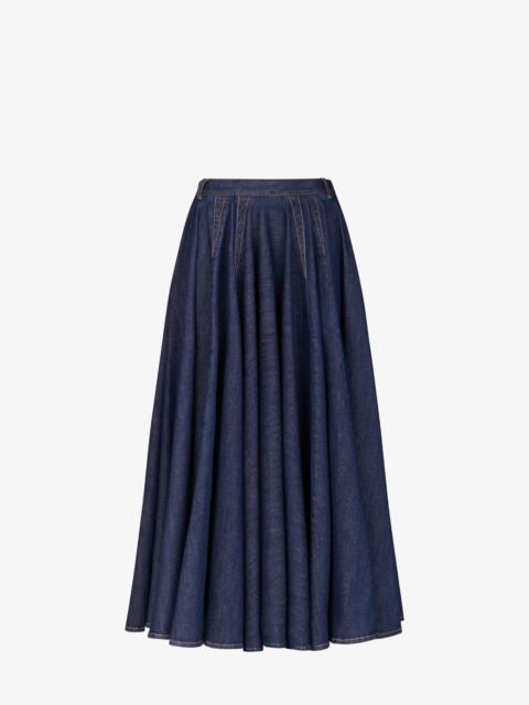 DENIM MIDI SKIRT