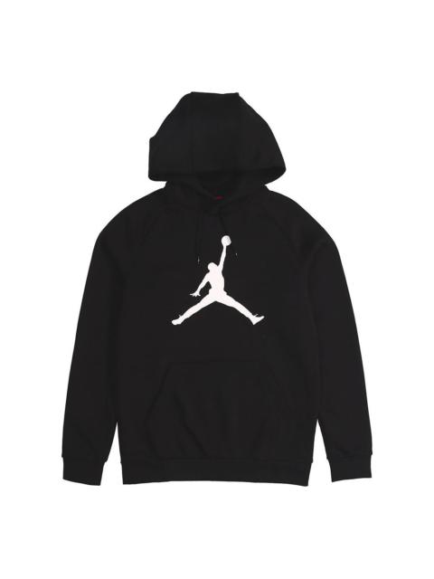 Jordan Air Jordan Large logo Printing Fleece Lined Pullover Black DA6802-010