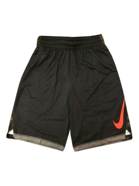 Nike Nike Splicing Sports Basketball Shorts Black CD7098-010