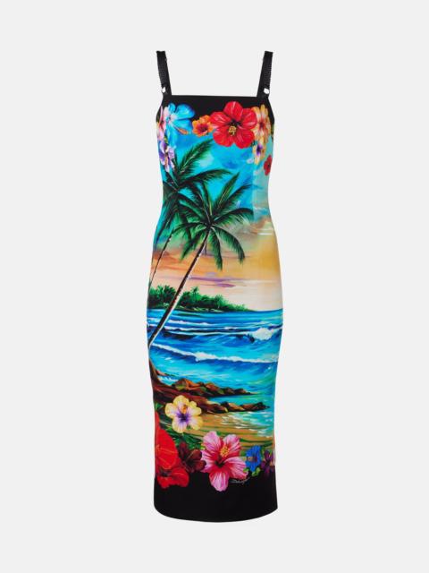 Dolce & Gabbana Printed midi dress