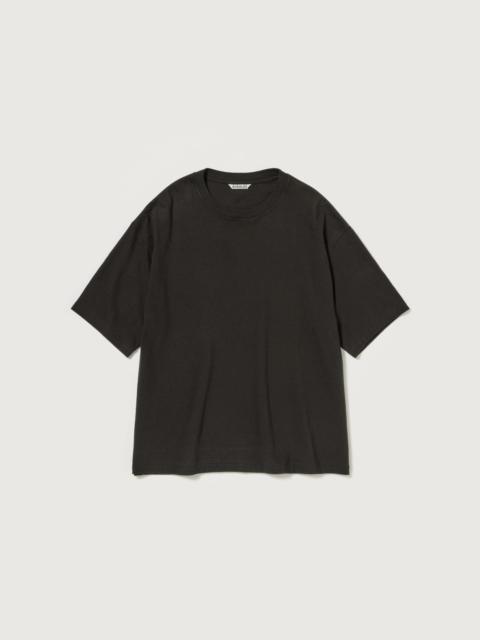 AURALEE BRUSHED ORGANIC COTTON JERSEY TEE