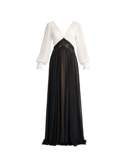 TADASHI SHOJI Benulo pleated maxi dress