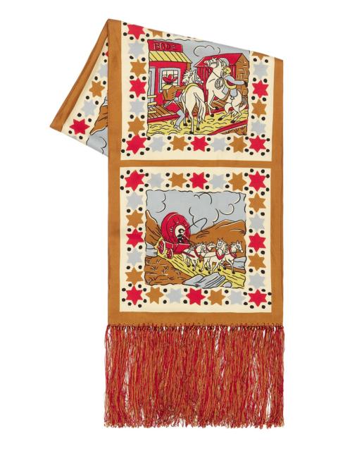 BODE Cowboy Comic Scarf