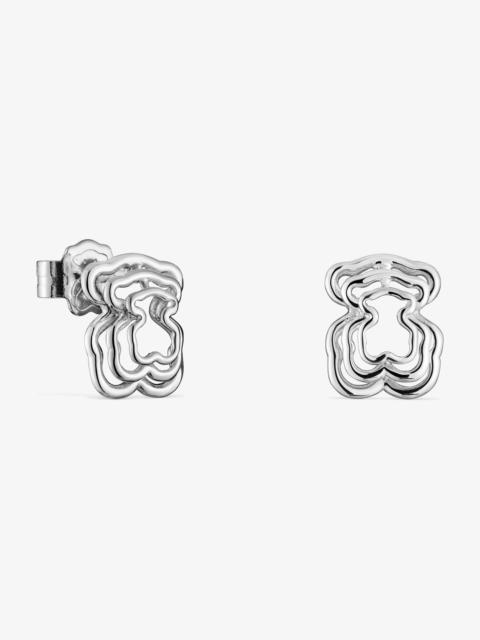 TOUS Bickie silver bear Earrings