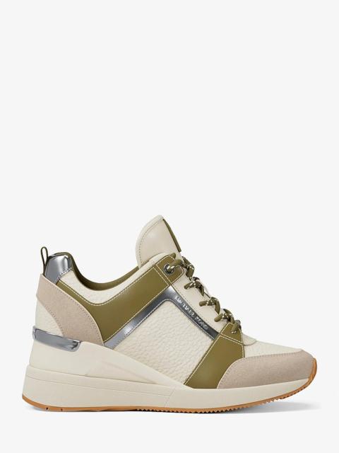 MICHAEL KORS Georgie Mixed-Media Trainer