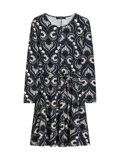WEEKEND Max Mara Women's Printed Jersey Dress - Navy