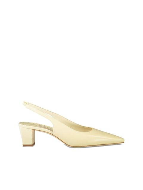 Manolo Blahnik 50mm Teutamospla slingback pumps
