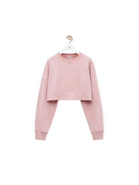 Loewe Cropped sweatshirt in cotton