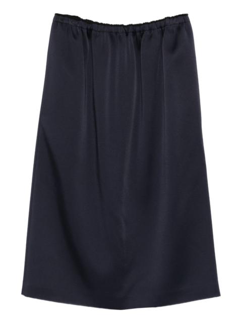 Carven elasticated-waist midi skirt