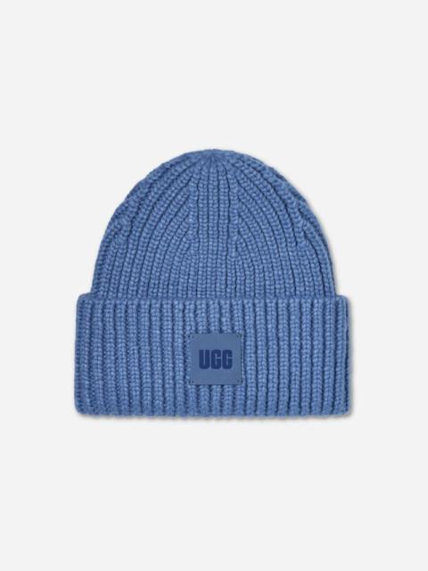 UGG ® Women's Chunky Rib Beanie Acrylic Blend in Turaco