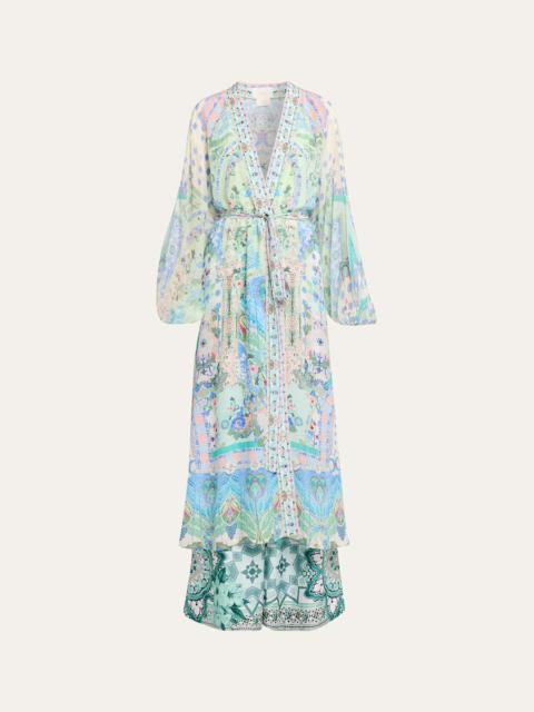 CAMILLA Midsummer Mosaics Blouson-Sleeve Layer