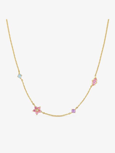 TOUS 9kt gold, gemstones and lab-grown diamond Necklace TOUS Irisé LGD