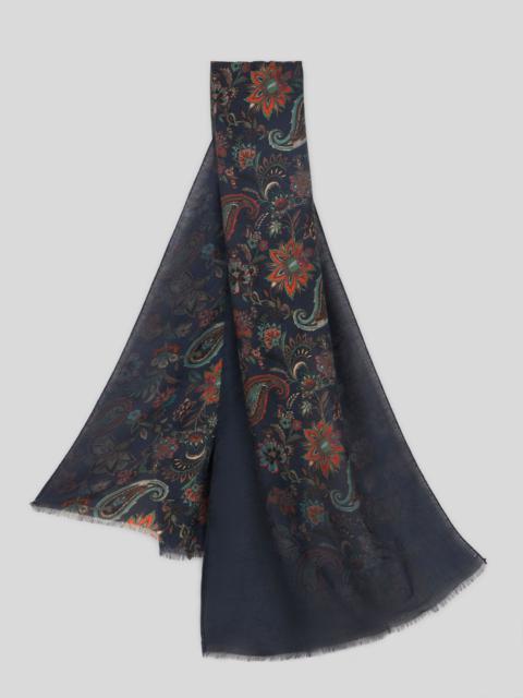 Etro FLORAL PAISLEY SCARF
