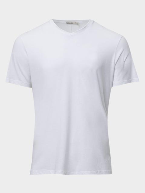 Barefoot Dreams Men's Malibu Collection Cotton Modal V-Neck T-Shirt