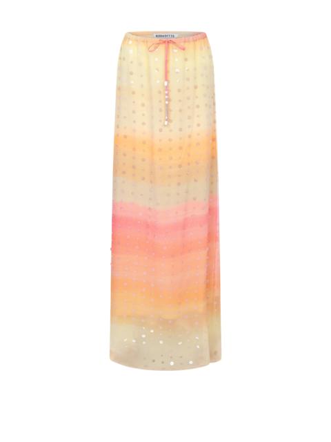 BERNADETTE Long Skirt Bob Embroidered
