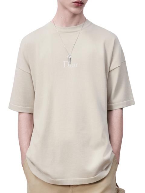 Dior T-SHIRT WITH DIOR SIGNATURE OVERSIZED FIT