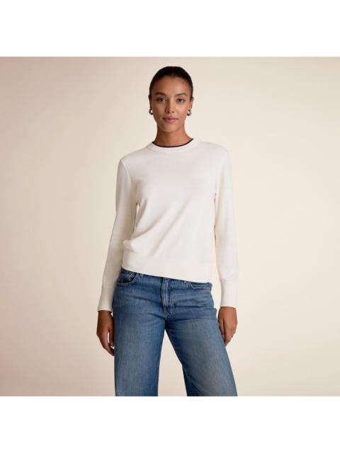 M.M.LaFleur Kit Contrast Sweater - Light Merino