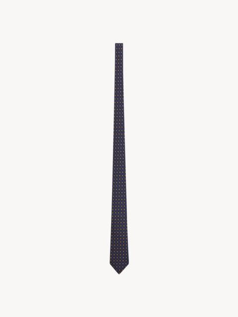 SAINT LAURENT TIE IN SILK JACQUARD
