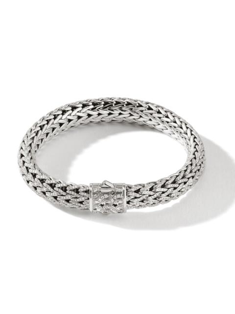 JOHN HARDY Icon Bracelet, Sterling Silver, Diamonds, 10.5MM