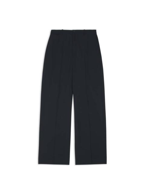 BALENCIAGA Men's Large Fit Tailored Pants in Black