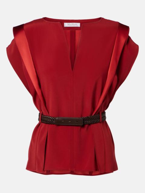 Max Mara Belted top