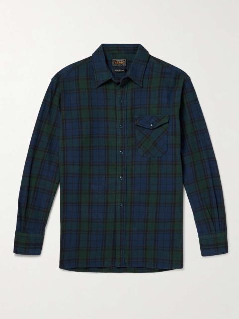 BEAMS PLUS Checked Cotton-Flannel Shirt