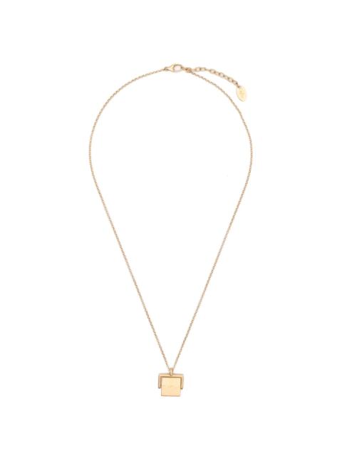 GUCCI Gucci Logo-engraved Necklace
