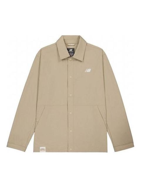 New Balance New Balance Athletic Sports Club Coach Jacket 'Dark Beige' NAE22101-DB