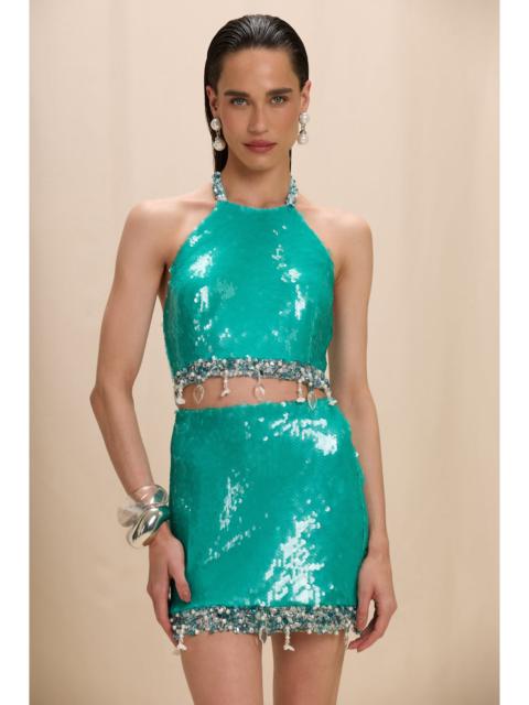 PatBO ISLA SEQUIN MINI SKIRT
