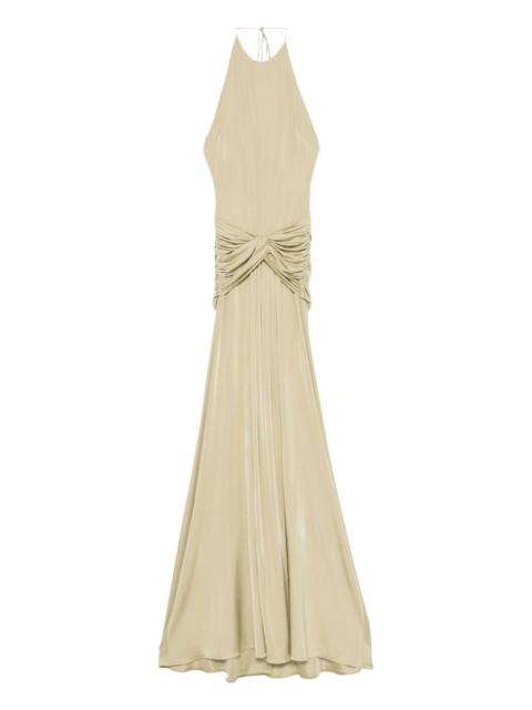THE NEW ARRIVALS ILKYAZ OZEL Euphorie gathered-detail gown