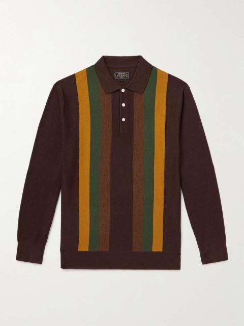 Striped Wool Polo Shirt