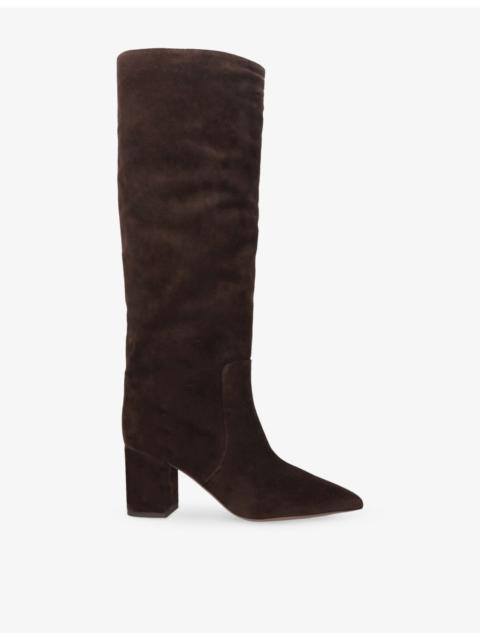 PARIS TEXAS Anja 70 Suede Knee-High Boots