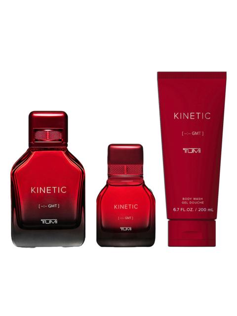 TUMI Men's KINETIC [-:- GMT] 3-Piece Eau de Parfum & Shower Gel Gift Set