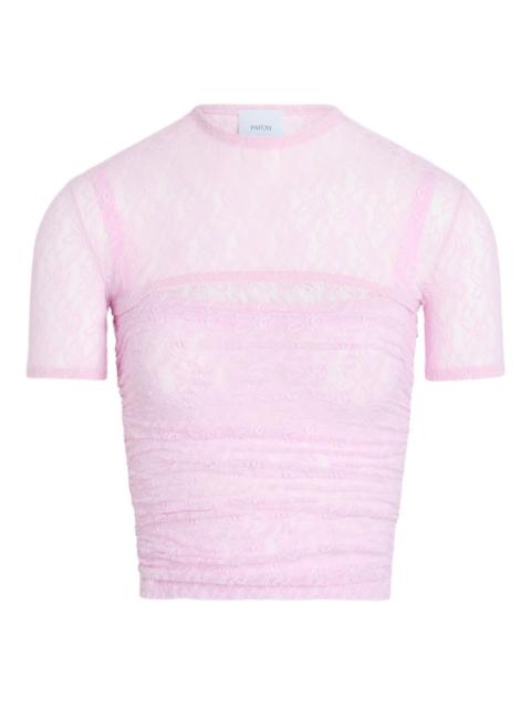 PATOU lace T-shirt