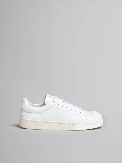 Marni DADA BUMPER SNEAKER IN WHITE LEATHER