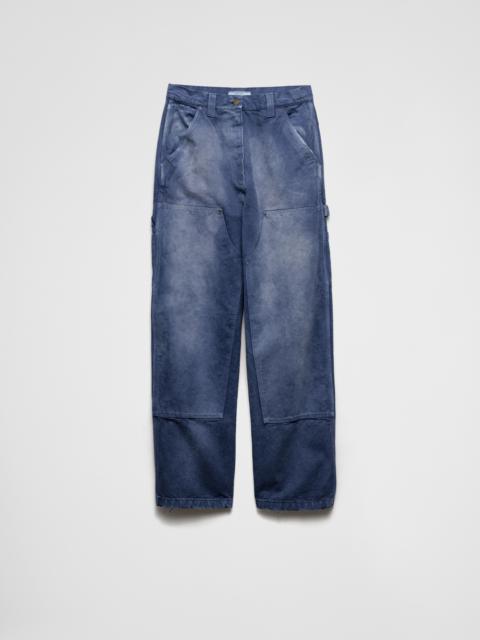 Prada Canvas cargo pants