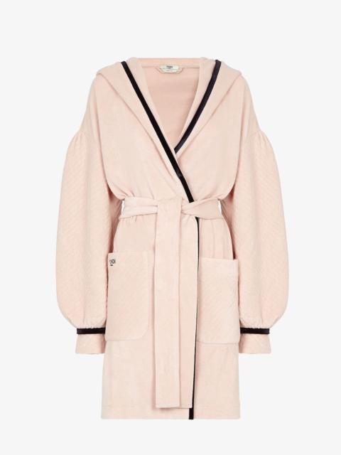 FENDI Pink terry bathrobe
