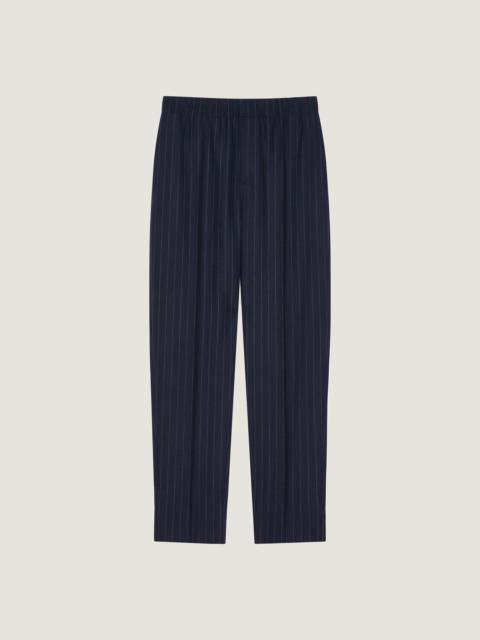 Givenchy COUTURE SEAM STRIPED JOGGERS IN WOOL