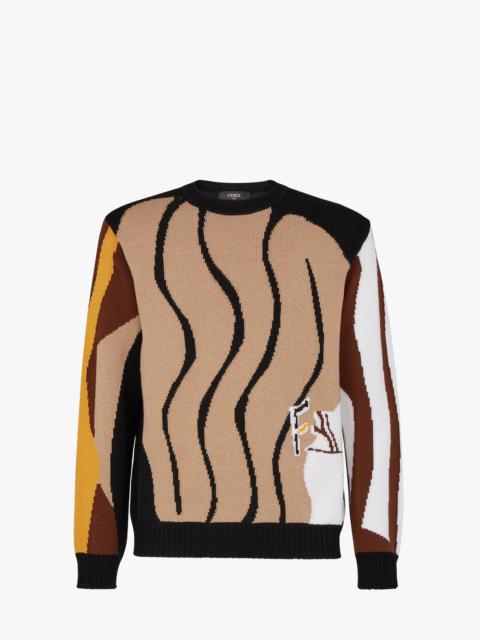 FENDI Multicolor wool sweater