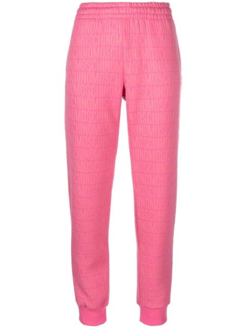 Moschino logo-print track pants
